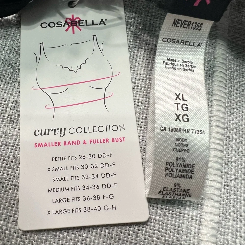 Cosabella Black Lace Bralette XL - Picture 8 of 11